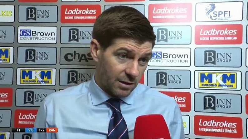 Gerrard Shows Little Respect For St. Johnstone After Rangers Dig Out Win