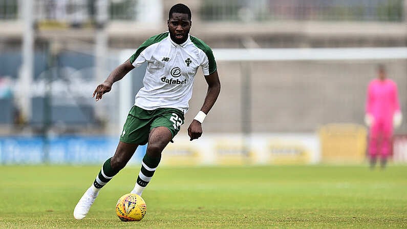 7 July 2018; Odsonne Edouard of Glasgow Celtic during the Soccer friendly between Shamrock Rovers and Glasgow Celtic at Tallaght Stadium in Tallaght, Co. Dublin.  Photo by David Fitzgerald/Sportsfile