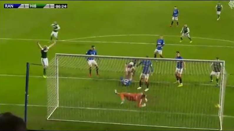 You Can't But Laugh At The RangersTV Commentary For Hibernian's Equaliser