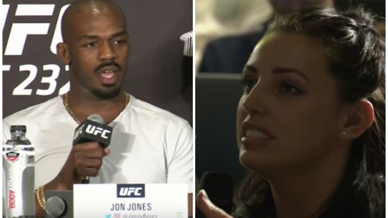 Jon Jones Shoots Down Reporter's Questions In Awkward UFC 232 Press Conference