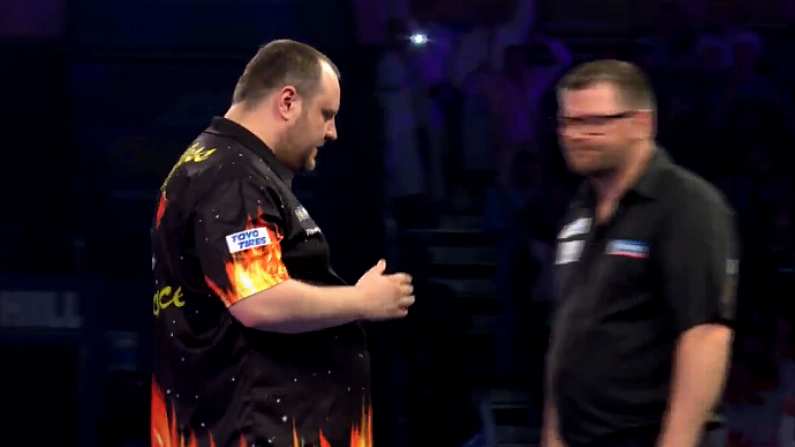 Watch: James Wade Criticised For Reaction As Joyce Triumphs At The Darts