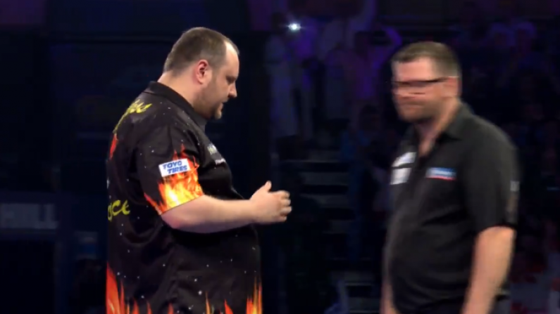 Watch: James Wade Criticised For Reaction As Joyce Triumphs At The Darts
