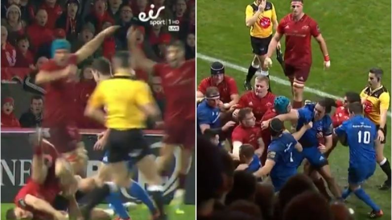 Watch: Cards Galore As Leinster's James Lowe Sent Off In Feisty Opening Half