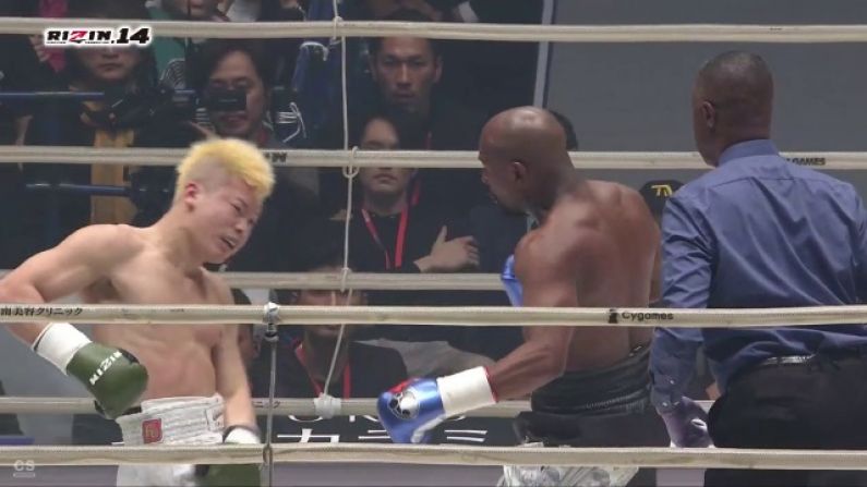 Watch: Floyd Mayweather Destroys Japanese 20-Year-Old In Exhibition Fight
