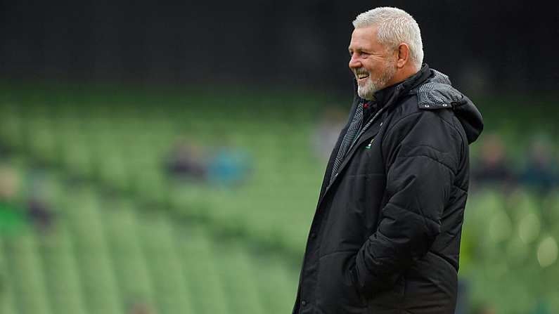 24 February 2018; Wales head coach Warren Gatland prior to the NatWest Six Nations Rugby Championship match between Ireland and Wales at the Aviva Stadium in Lansdowne Road, Dublin. Photo by Brendan Moran/Sportsfile