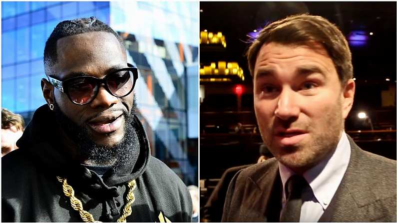 Eddie Hearn Offers Deontay Wilder Deal To Fight Anthony Joshua This Year