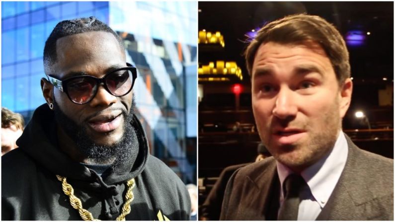 Eddie Hearn Offers Deontay Wilder Deal To Fight Anthony Joshua This Year