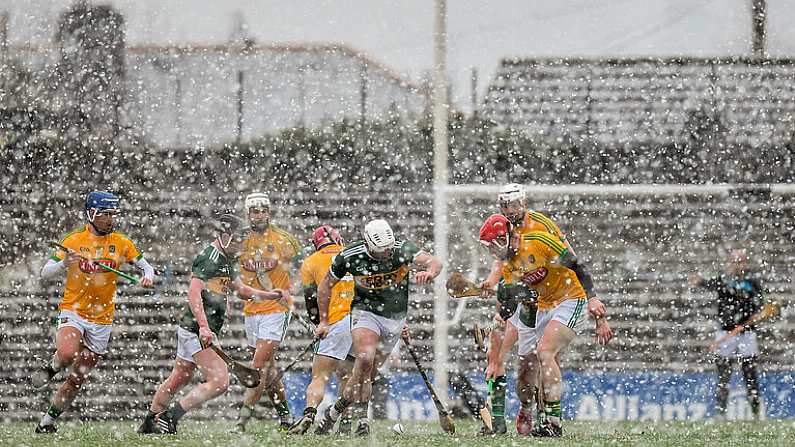 In Pictures: Hurling Winter Wonderland At Fitzgerald Stadium