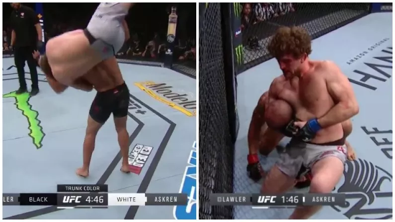 Crazy First Round Between Askren And Lawler Ends With Controversial Stoppage