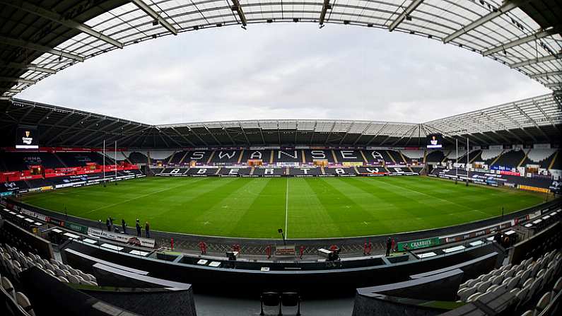 24 March 2018; A general view of the Liberty Stadium ahead of the Guinness PRO14 Round 18 match between Ospreys and Leinster at the Liberty Stadium in Swansea, Wales. Photo by Ramsey Cardy/Sportsfile