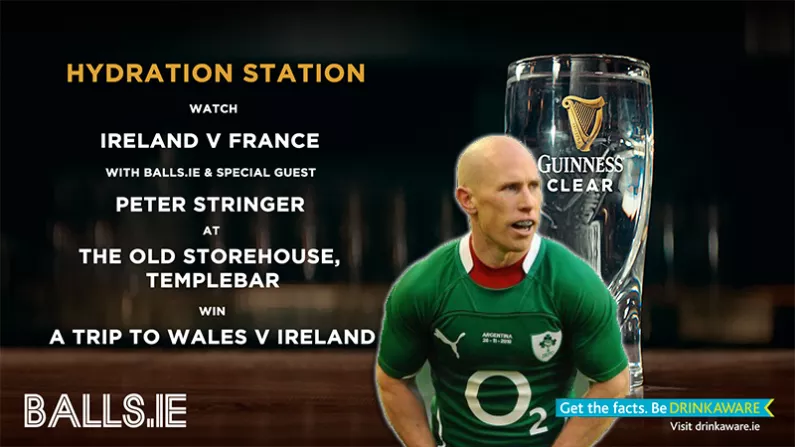 Peter Stringer Announced For Our Ireland v France Event In Dublin
