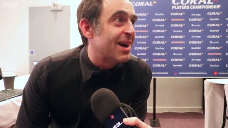 Ronnie O'Sullivan Gives Surreal Interview After Players Championship Win