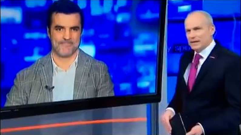 Watch: Brian Carney Gives Sky Sports Presenter Stern Irish Geography Lesson