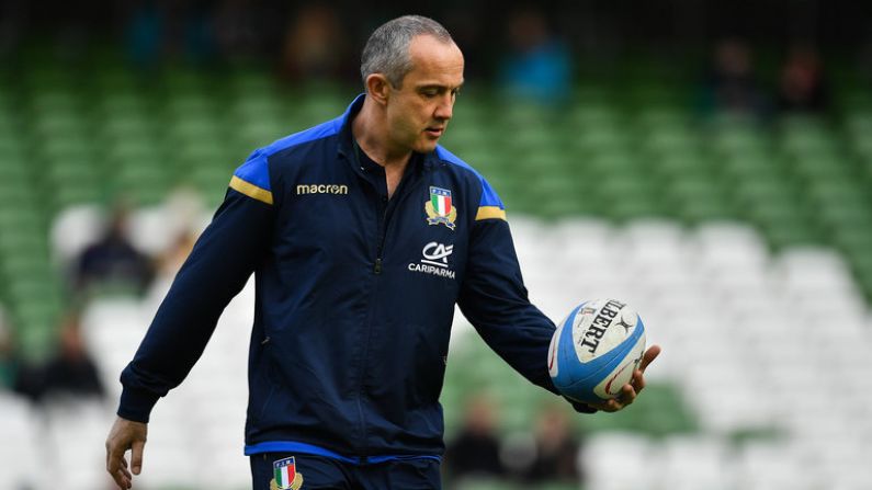 Italy Coach Conor O'Shea Backs Proposal For New International Tournament