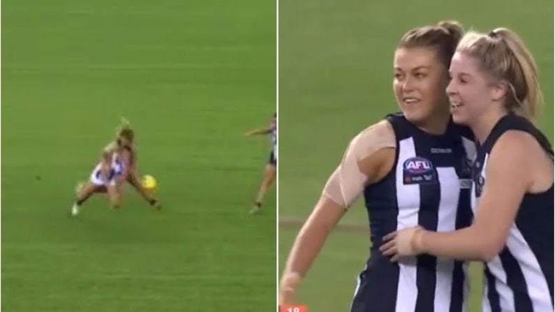 Watch: Sarah Rowe Creams Opponent And Kicks A Goal As Irish Continue To Tear It Up
