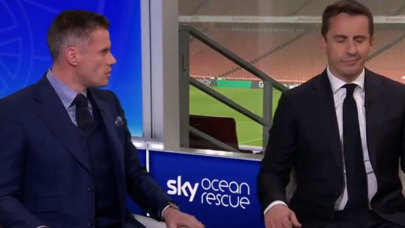Watch: Neville And Carragher Argue Over Whether It Really Was A De Gea Error