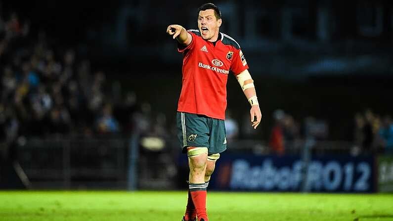 16 May 2014; James Coughlan, Munster. Celtic League 2013/14 Play-off, Glasgow Warriors v Munster, Scotstoun Stadium, Glasgow, Scotland. Picture credit: Diarmuid Greene / SPORTSFILE