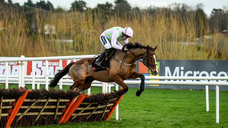 28 December 2018; Faugheen, with Ruby Walsh up, clear the last on their first time round during the Squared Financial Christmas Hurdle during day three of the Leopardstown Festival at Leopardstown Racecourse in Dublin. Photo by David Fitzgerald/Sportsfile