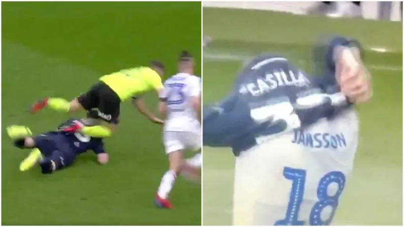 Watch: Defender Ends Up In Goals As Leeds Drop Out Of Top Two