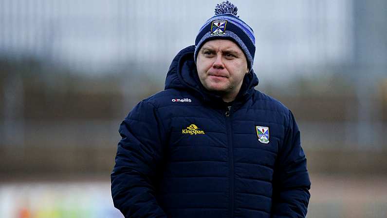 2 March 2019; Cavan manager Mickey Graham prior to the Allianz Football League Division 1 Round 5 match between Tyrone and Cavan at Healy Park in Omagh, Tyrone. Photo by Seb Daly/Sportsfile