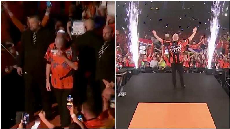 Watch: Emotional Scenes As Barney Makes Final Ever Darts Entrance In Rotterdam