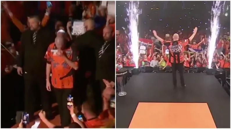 Watch: Emotional Scenes As Barney Makes Final Ever Darts Entrance In Rotterdam