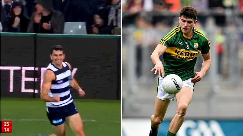 Watch: Kerry's Mark O'Connor Kicks His First Goal As Geelong Get Off To Winning Start