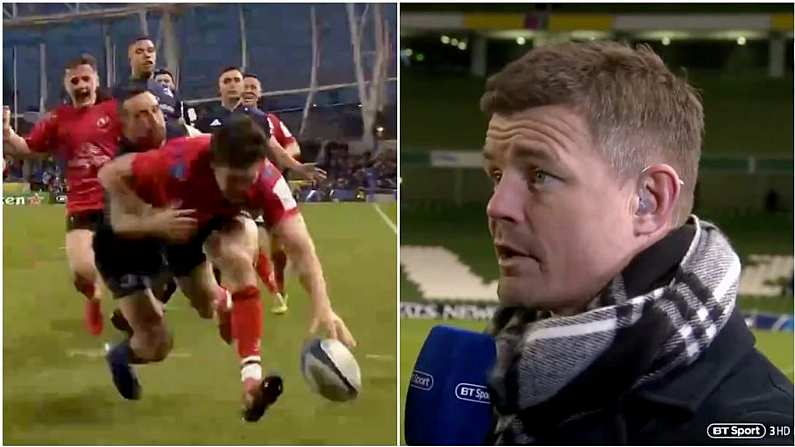 Watch: Brian O'Driscoll Blasts Jacob Stockdale For 'Unforgivable' Error