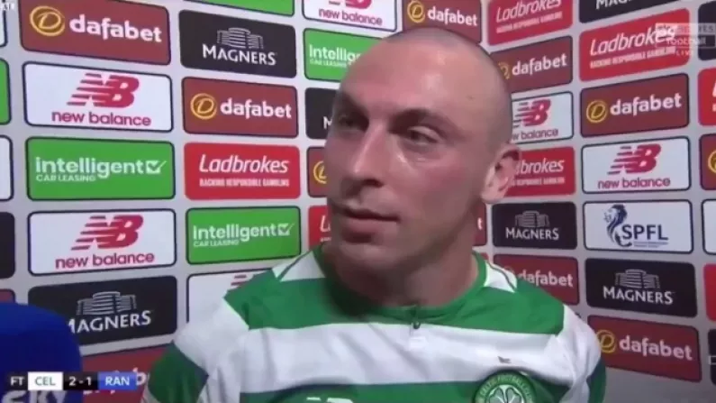 Scott Brown Gives Comedy Interview After Fiery Celtic Old Firm Derby Win