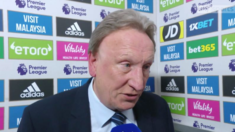 Watch: Neil Warnock Surprisingly Calm After Cardiff Let Down By Refereeing Call