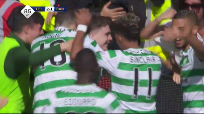 Watch: James Forrest Scores Late Winner For Celtic In Tempestuous Old Firm Derby