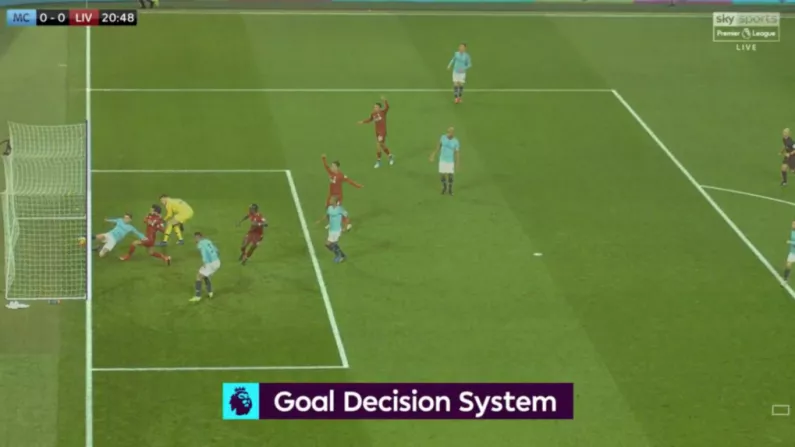 Watch: Liverpool Somehow Don't Score After Calamitous Mix-Up In City Defence