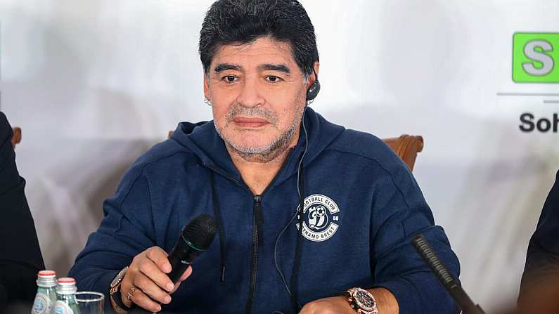 Diego Maradona Gives Update After Being Released From Hospital