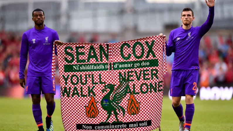 Liverpool Vs Ireland Legend's Match Set To Take Place In Aid Of Sean Cox Fund