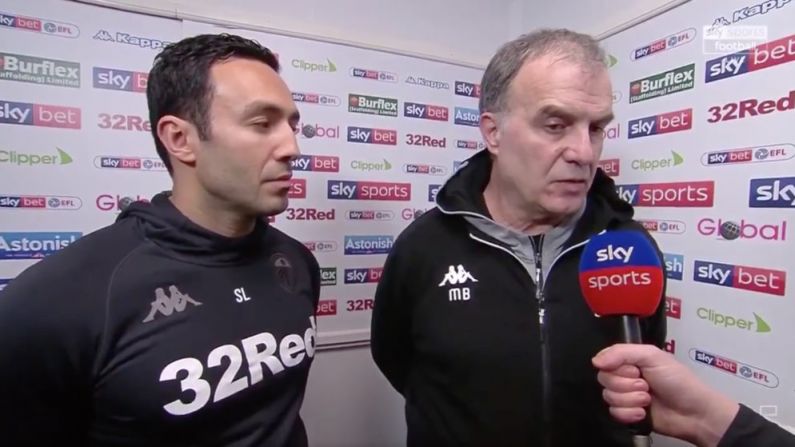 Watch: Marcelo Bielsa Admits Sending Spy To Derby Training Session