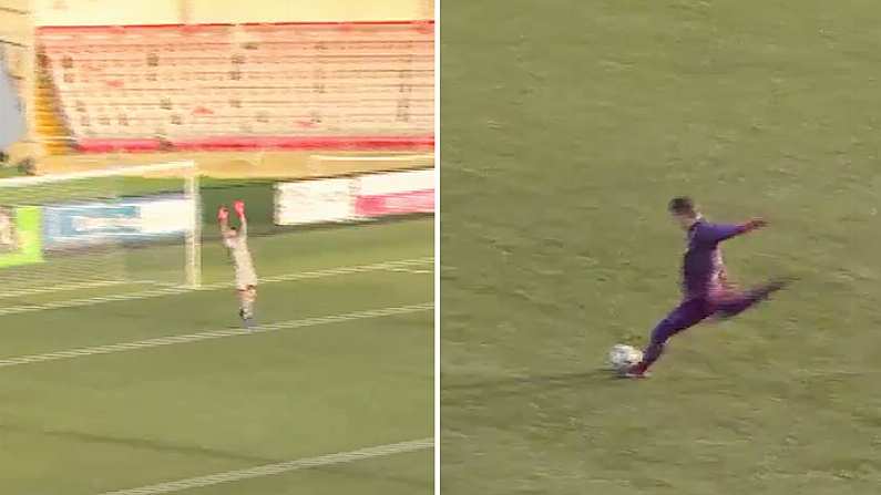 Watch: Keeper Scores From His Own Half In Irish Premiership