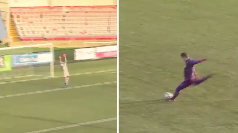 Watch: Keeper Scores From His Own Half In Irish Premiership