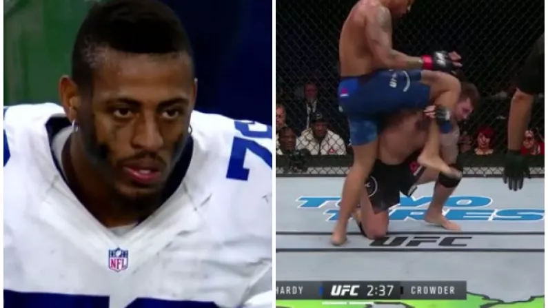 Controversial Former NFL Player Disqualified On UFC Debut