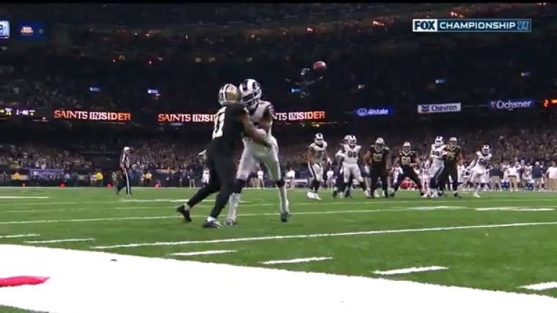 Saints Left Raging After Controversial 4th Quarter No-Call From Refs