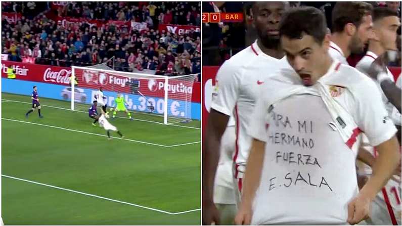 Watch: Some Disastrous Defending On Show As Barcelona Suffer Sevilla Defeat