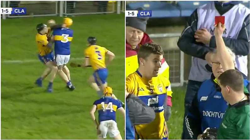 Watch: Horrific Refereeing Decision As Tony Kelly Sent Off For Clare