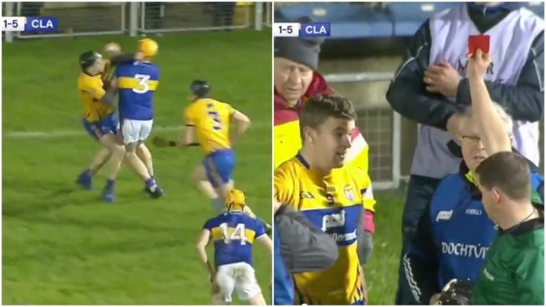 Watch: Horrific Refereeing Decision As Tony Kelly Sent Off For Clare