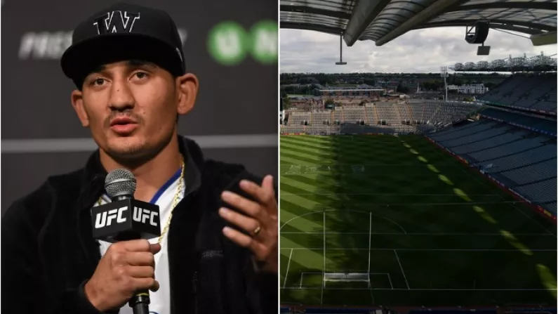 UFC Star Max Holloway Pays Tribute To 'The History Of Croker' After Croke Park Visit
