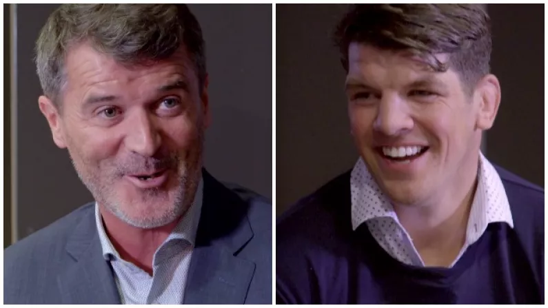 Roy Keane Meets Donncha O'Callaghan To Talk Life After Football