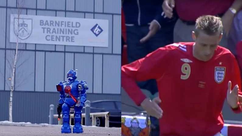 Watch: Burnley Announce Crouch Signing With Cracking Robot Video