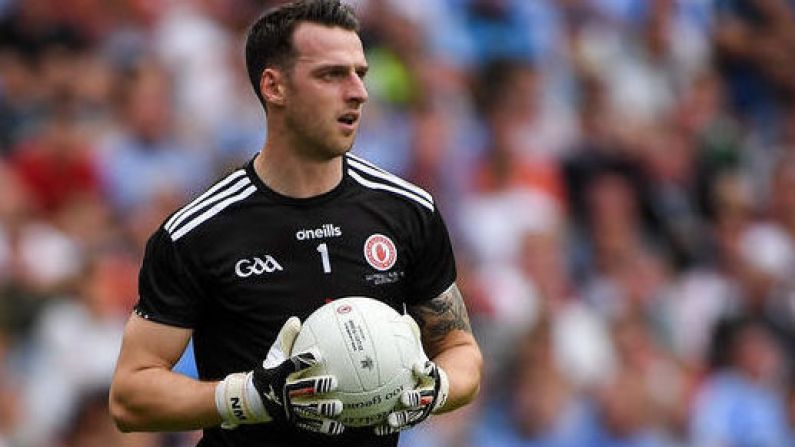 WATCH: Tyrone Keeper Niall Morgan Strikes From Play Against Mayo