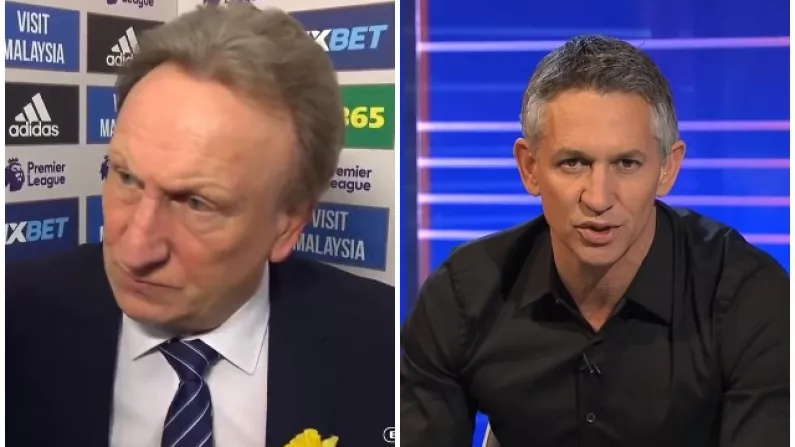 BBC Camera Catches Neil Warnock Unawares Telling Lineker To 'Fuck Off'