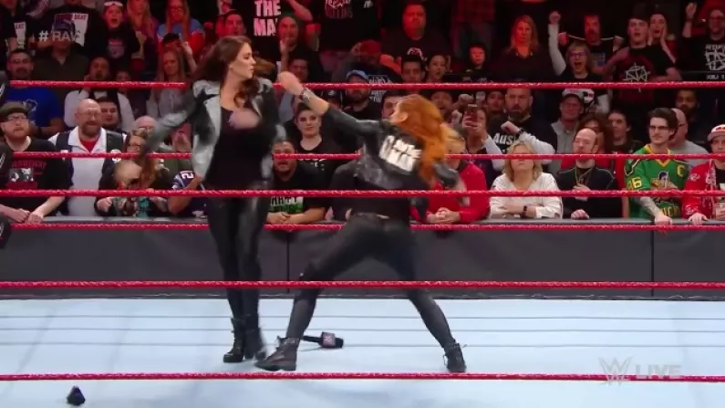 Watch: Becky Lynch Attacks Stephanie McMahon After Being Suspended