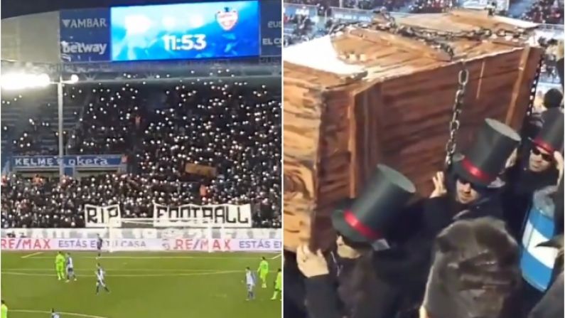Watch: La Liga Fans Stage Remarkable Funeral Protest Over Monday Night Football