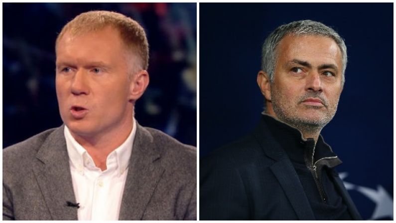 Scholes Knows Jose Mourinho Will Be Watching Him Closely